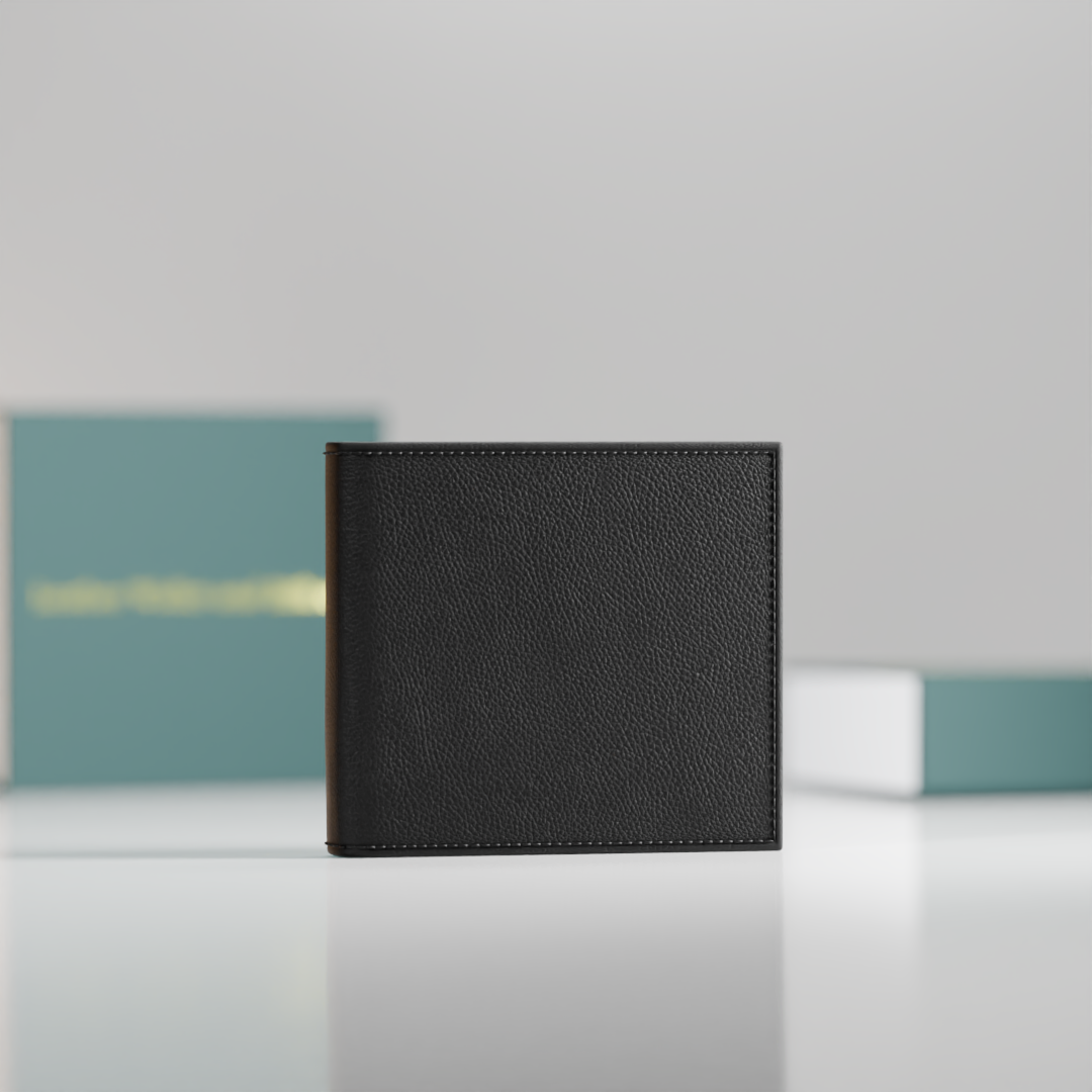 Full grain bifold Leather wallet for Men's